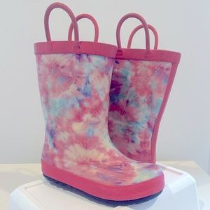 Cat & Jack Tie-Dye Rain Boots